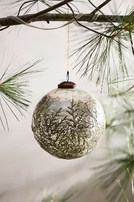 Cedar Trees Globe Ornament | Terrain