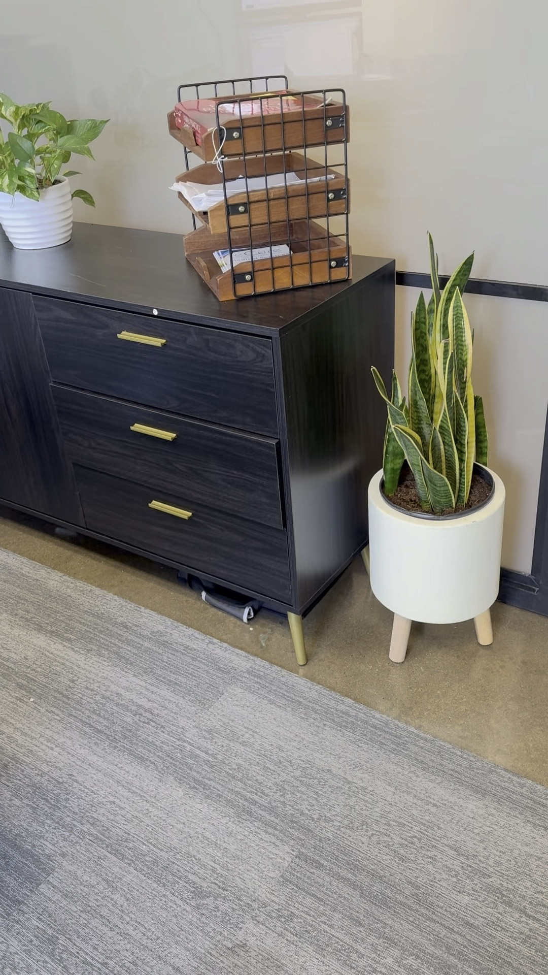 Versatile Buffet cabinet. I use her in my office, but she will work in the living room, bedroom, or dining room.

#LTKHome