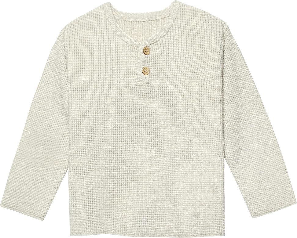 Gerber Baby and Toddler Boys Henley Sweater | Amazon (US)