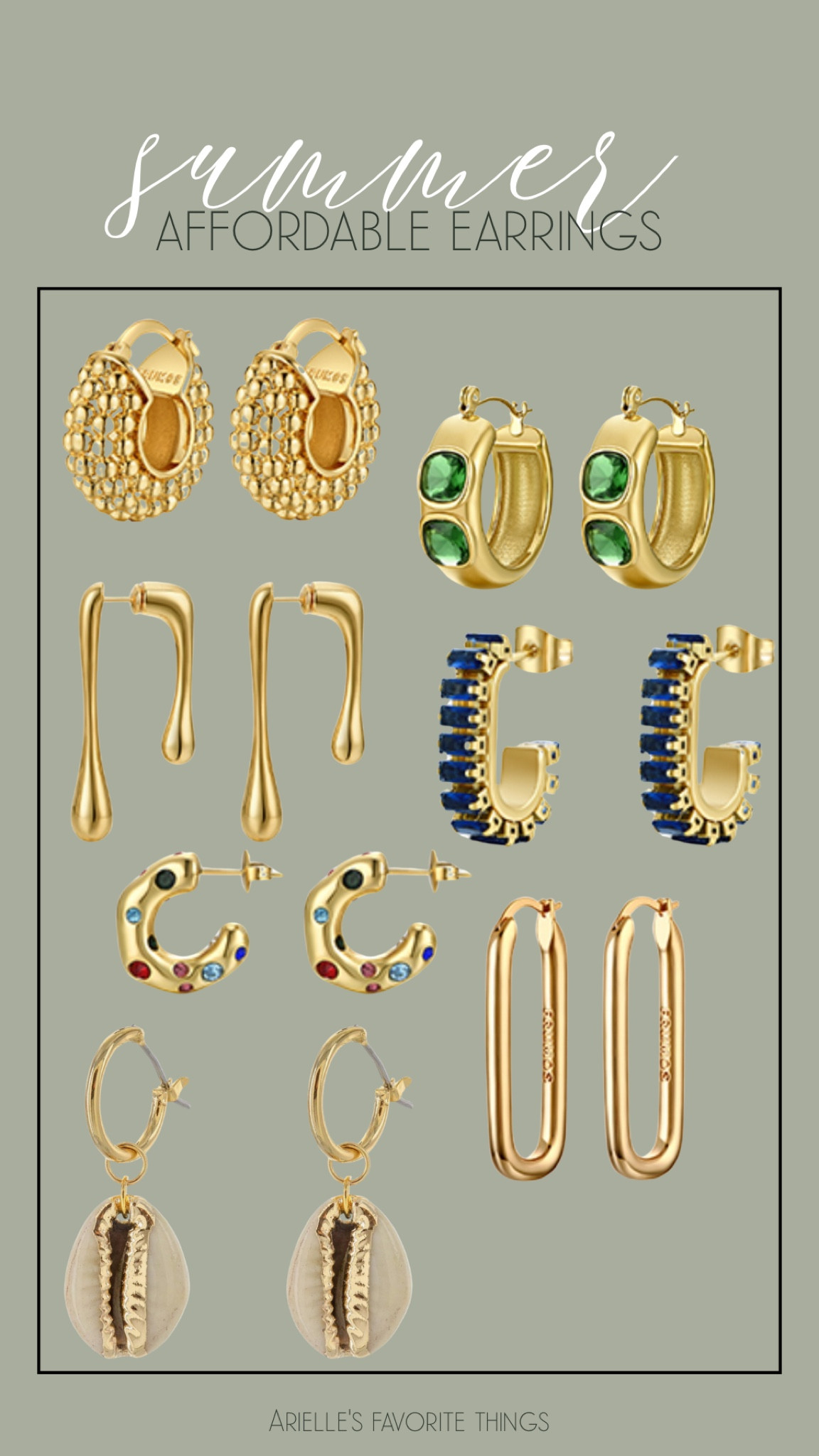 Looking for beautiful, affordable gold summer earrings? Amazon has a huge variety of trendy earrings for everyone and every occasion. Here are some of my all time favorites (all under $15)

#LTKFindsUnder50 #LTKStyleTip #LTKSeasonal