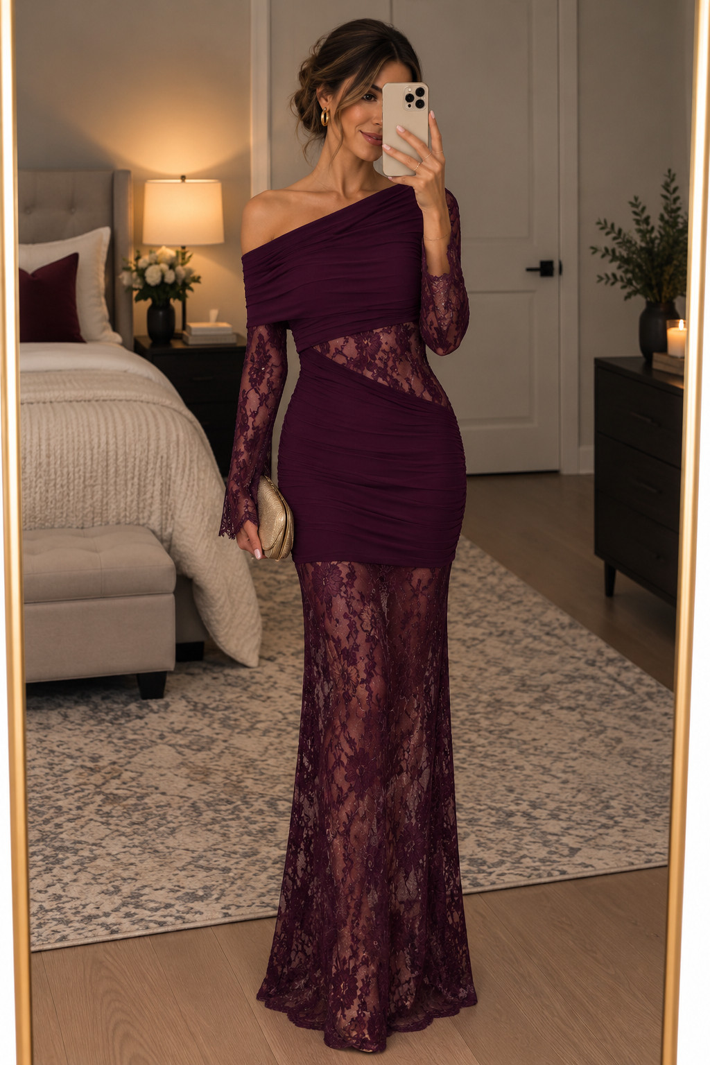 This deep plum lace gown feels made for romantic fall weddings. The sheer floral lace, one-shoulder neckline, and rich wine-purple shade give it such an elevated feminine look. I’d especially love this for an evening ceremony, vineyard wedding, or formal October wedding.
#PlumDress #LaceWeddingGuestDress #FallWeddingGuestDresses #FormalWeddingGuestDresses #BlackTieWeddingGuestDresses #OctoberWeddingGuest #FallWeddingOutfit 

 #LTKSeasonal #LTKU #LTKWedding