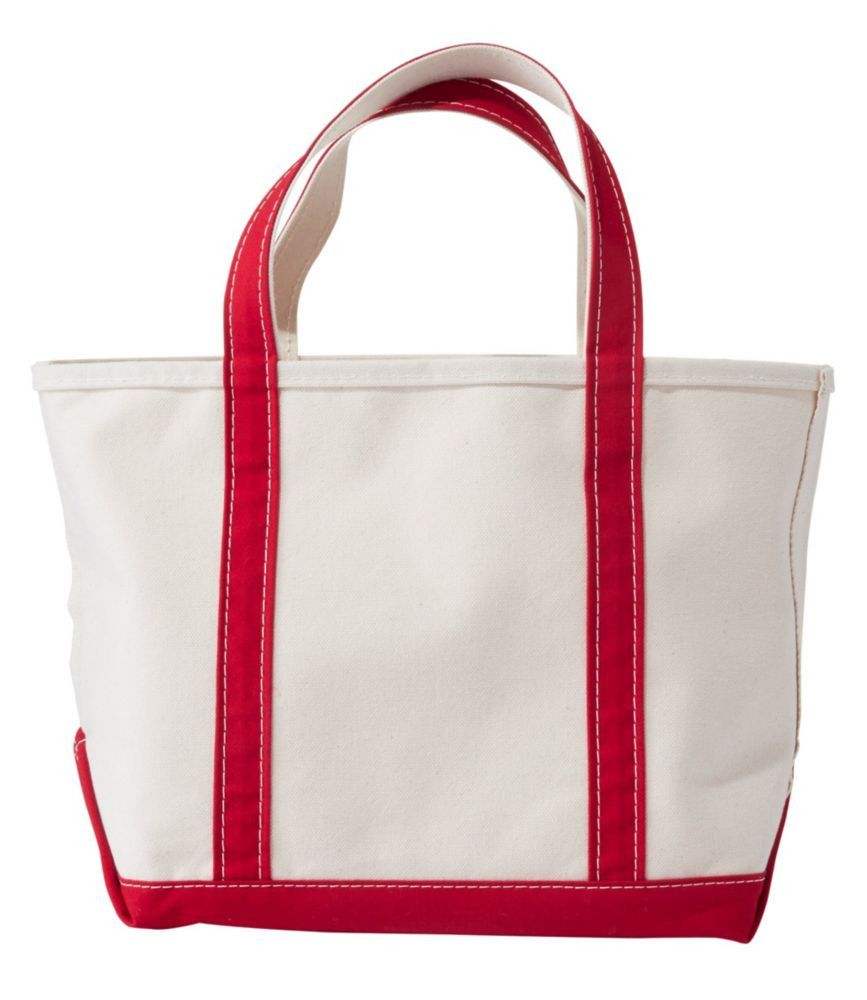 Boat and Tote, Open-Top Red Trim Long, Canvas/Nylon L.L.Bean | L.L. Bean