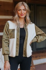 Cabin Sherpa Bomber Jacket | Magnolia Boutique