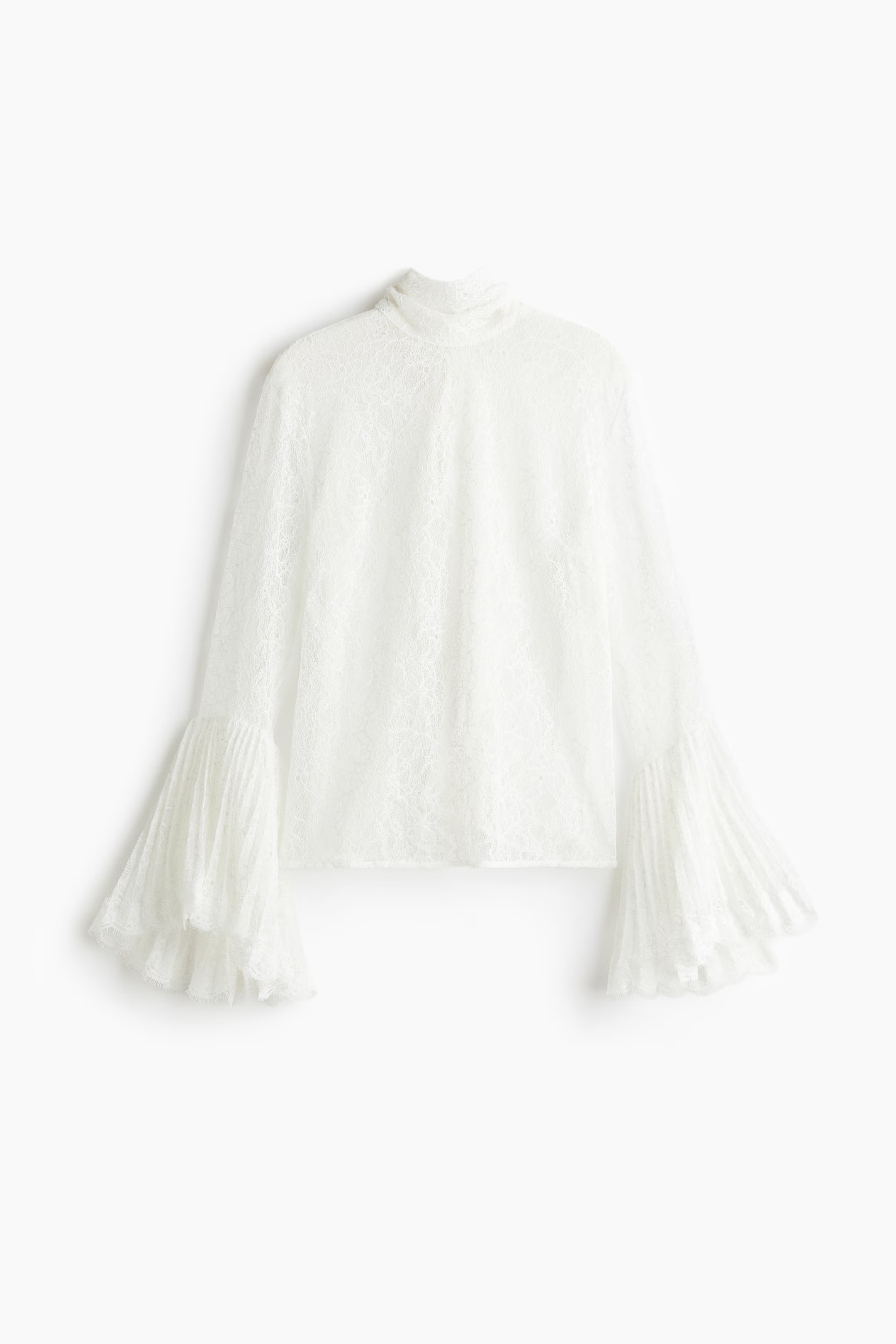 Trumpet-sleeved lace blouse | H&M (UK, MY, IN, SG, PH, TW, HK)