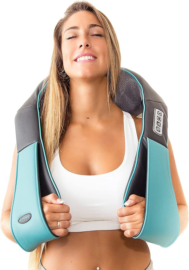 Shiatsu Back Shoulder and Neck Massager with Heat - Deep Tissue Kneading Pillow Massage - Back Ma... | Amazon (US)