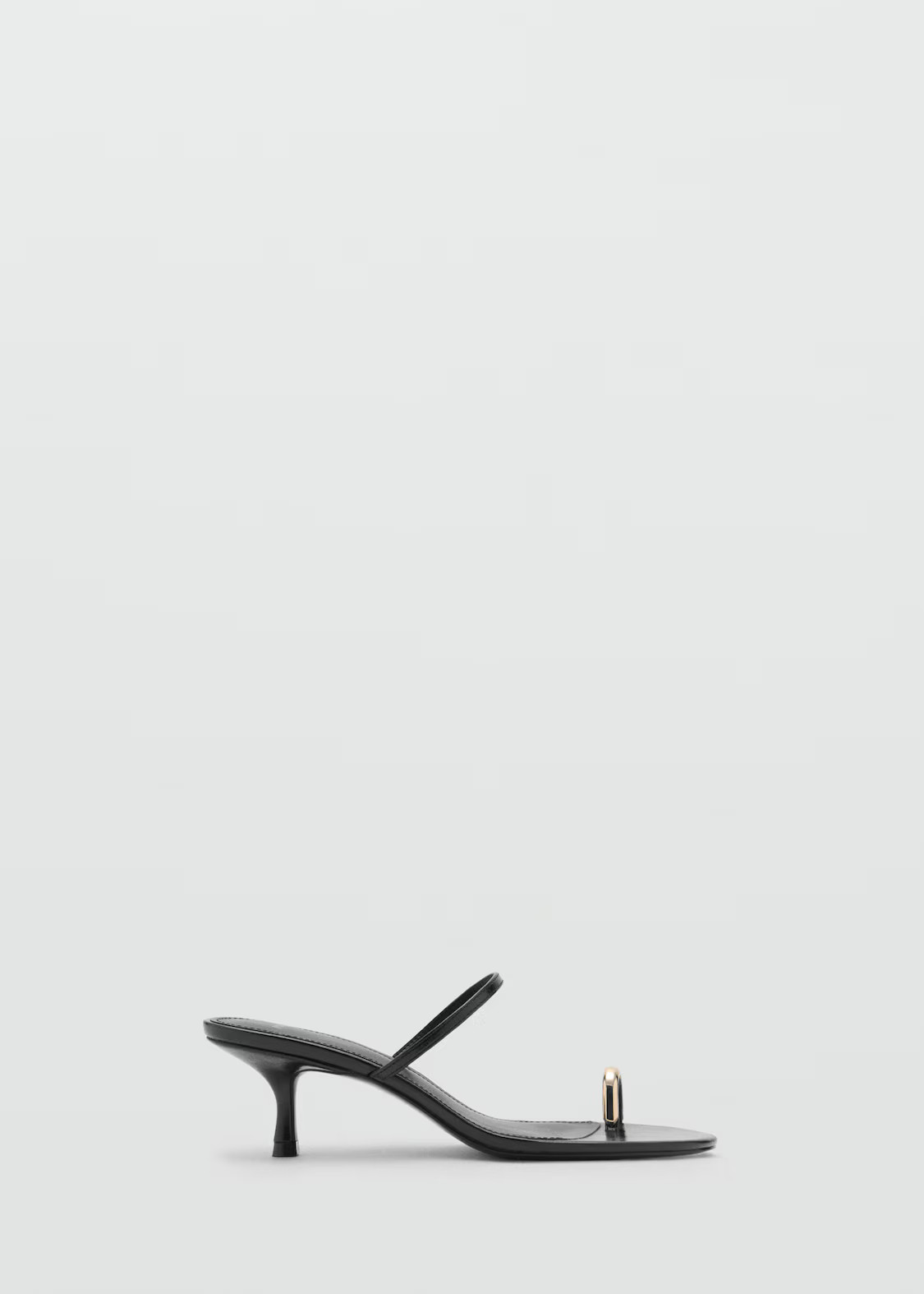 Heeled sandals with metallic detail - Women | MANGO United Kingdom | MANGO (UK)