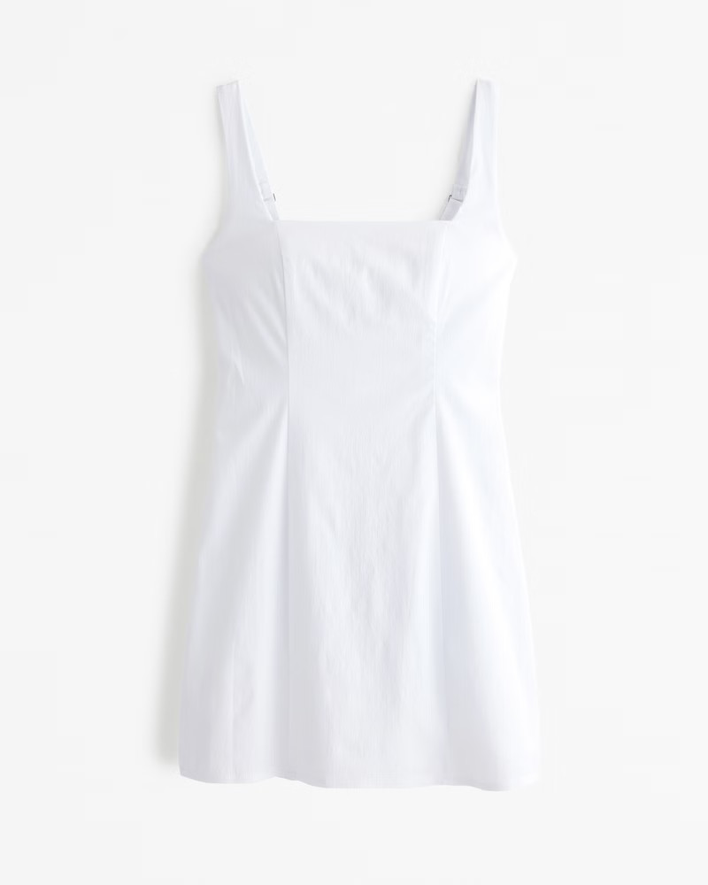Stretch Squareneck Mini Dress | Abercrombie & Fitch (US)