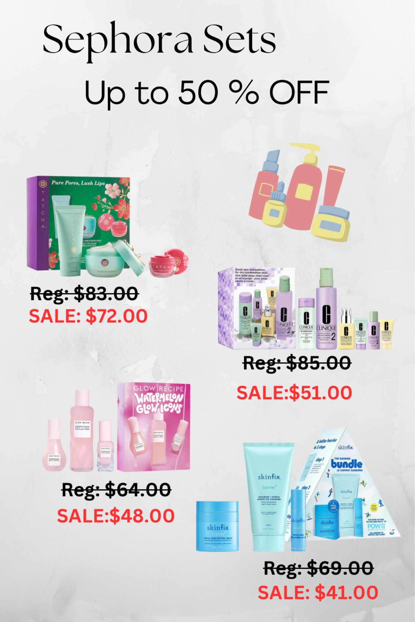 SEPHORA is having a sale on skincare! Get up to 50% off stop skincare brands!! (Select styles)

#LTKFindsUnder100 #LTKBeauty #LTKSaleAlert