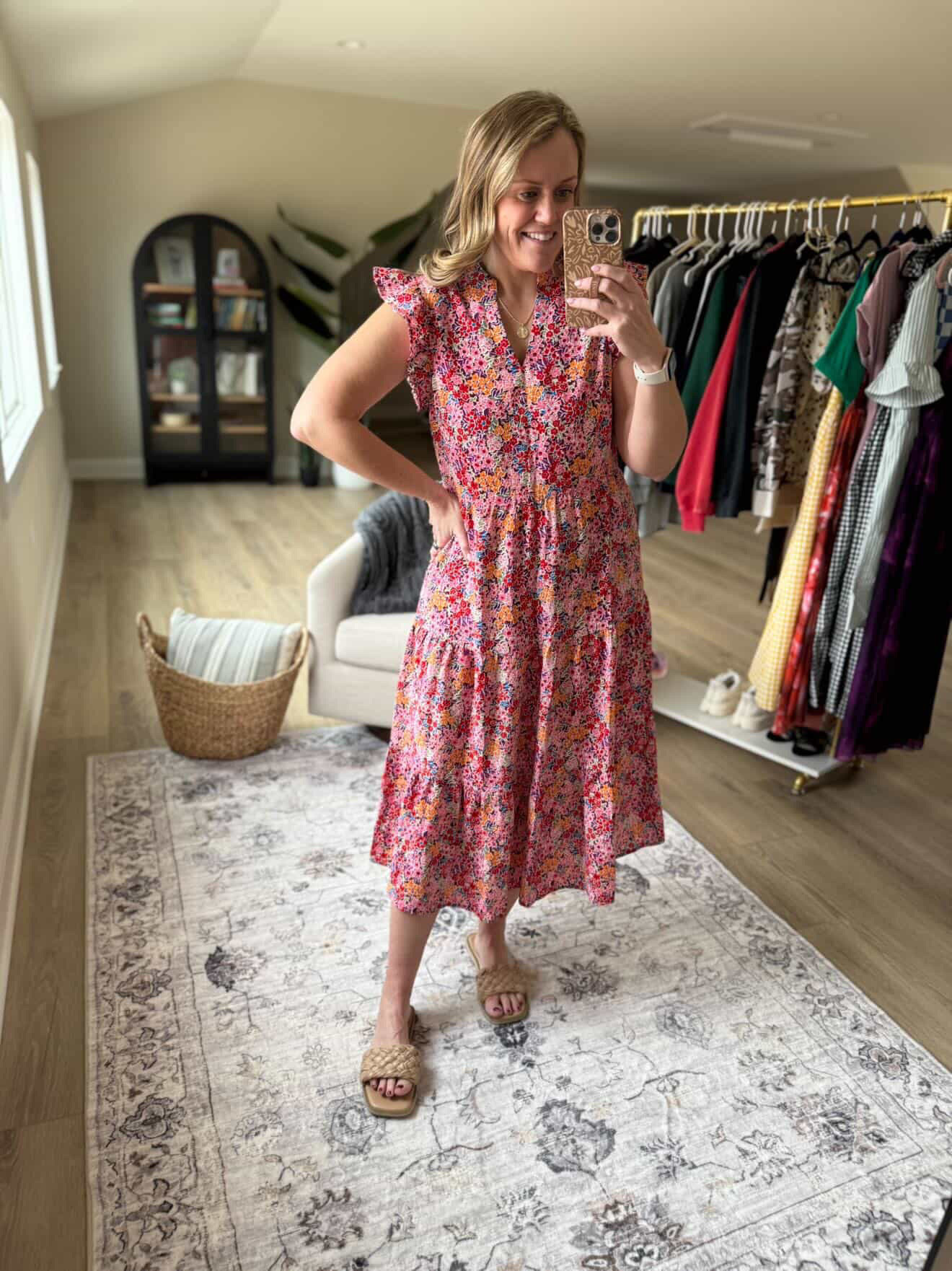 Floral midi dress

Spring outfit  teacher dress  spring dress  sandals  Amazon fashion 

#LTKgrwm #LTKmomlife #LTKootd