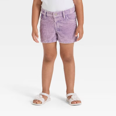 Toddler Girls' Corduroy Shorts - Cat & Jack™ Lavender Mauve 18M | Target