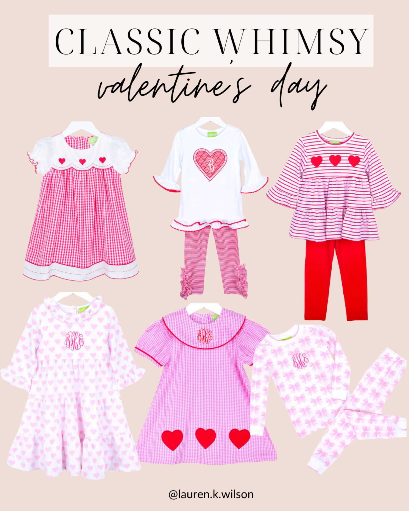 Classic whimsy, heart, Valentine’s Day, monogram, toddler, little girl, dress, pajamas, sleepwear 

#LTKkids #LTKfindsunder50 #LTKfindsunder100