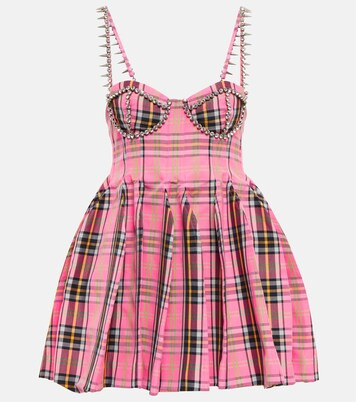 Embellished plaid minidress | Mytheresa (US/CA)