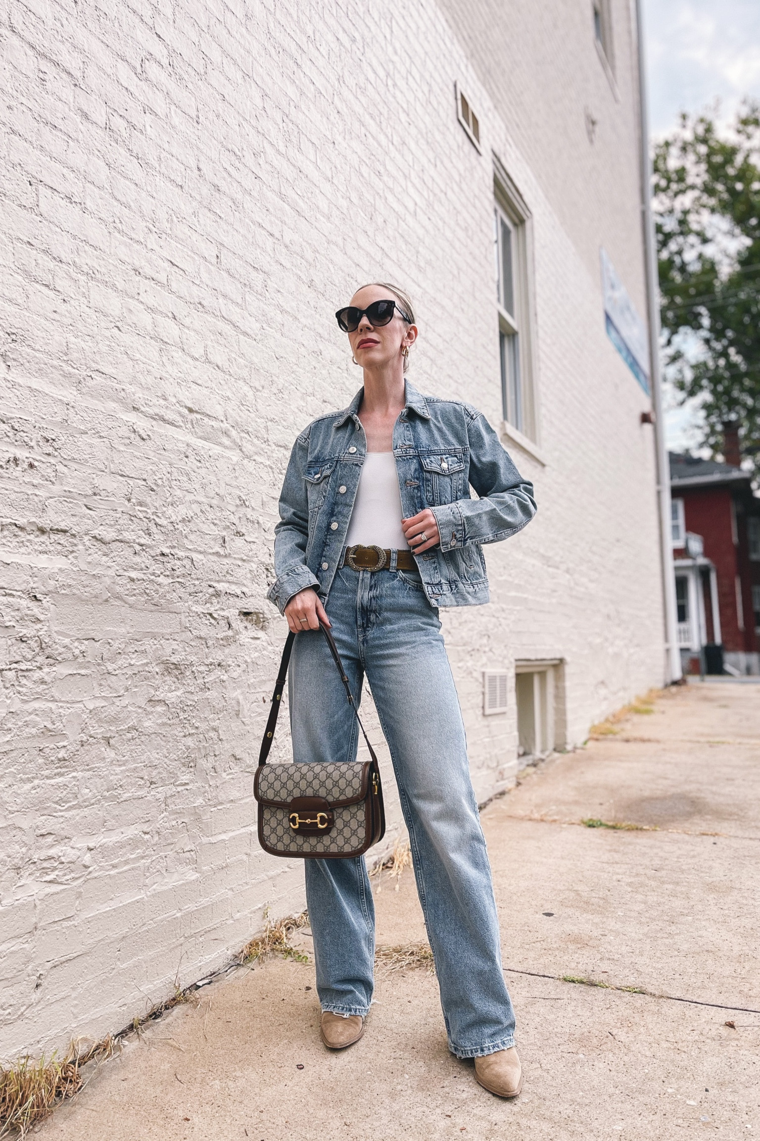 How I Styled My Gucci 1955 Horsebit Bag and Boyfriend Jeans