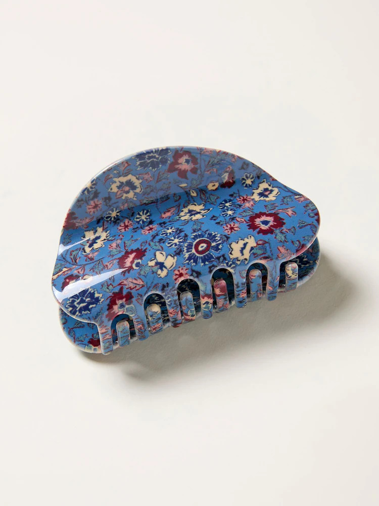 Buy FatFace Blue Vintage Ditsy Printed Claw Clip from Next Ireland | Next EU