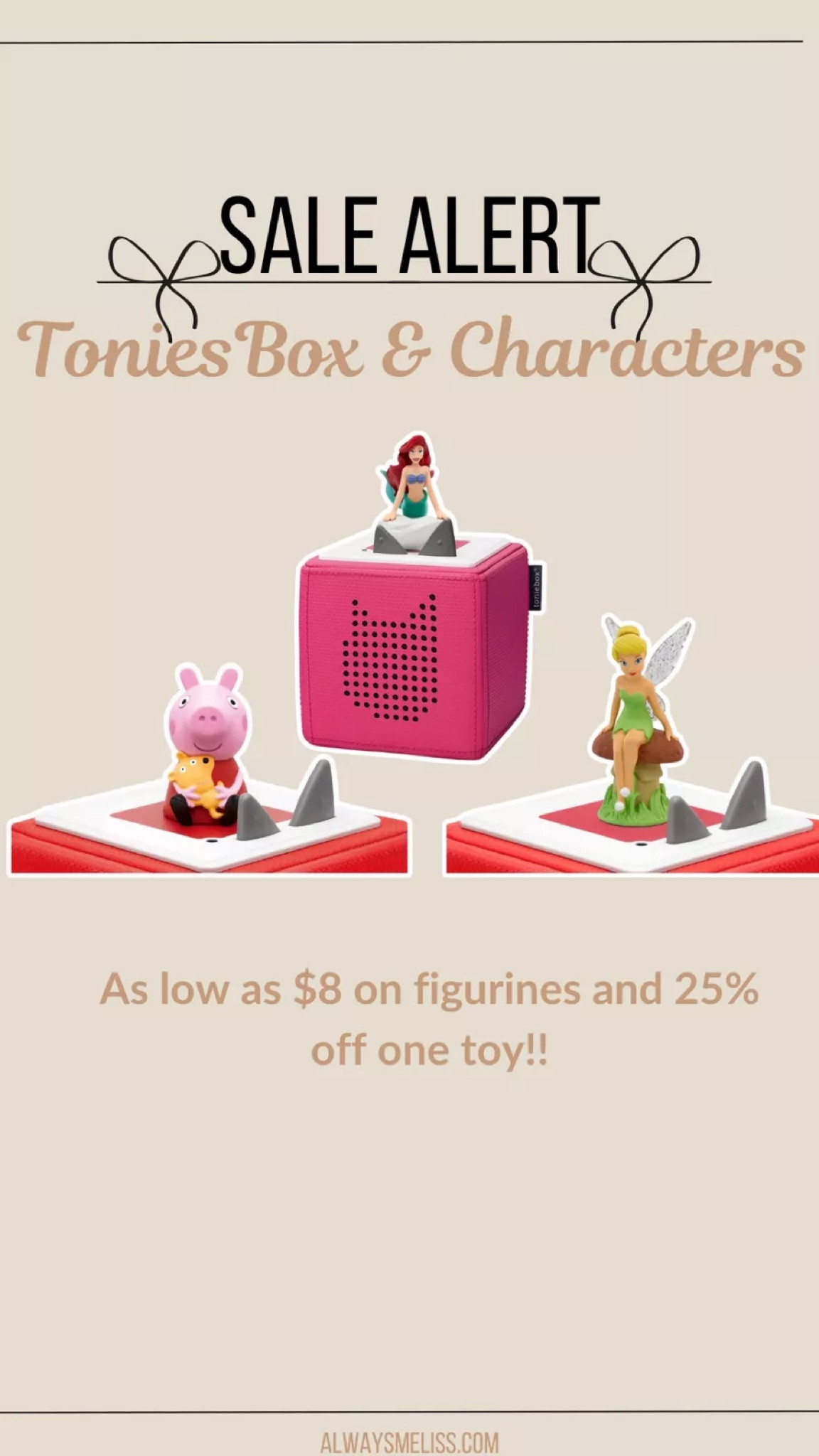Sale still live!! 25% off one toy at Target! The perfect holiday gift 

Kids Holiday
Present
Tonies Box 
Disney gifts

#LTKKids #LTKSaleAlert #LTKHoliday