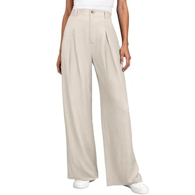 ANRABESS Women Wide Leg Dress Pants 2026 Summer High Waisted… | Amazon (US)