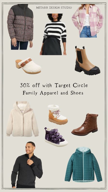 Weekend Sales Watch…save 30% on all family apparel and shoes as a Target Circle member!

#target #targetcircle #sherpaboots #waterproofvoots #clogs

#LTKfamily #LTKsalealert #LTKkids