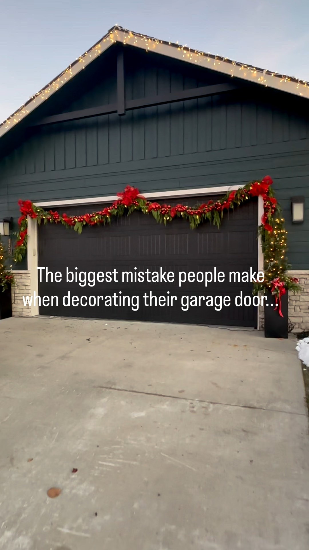 Every year I swag Greenery across our garage and it instantly makes the whole front of our house feel festive! Follow for more easy, high impact DIY Christmas ideas that make your home-field Designer done without spending a fortune!

#LTKSeasonal #LTKHome #LTKHoliday