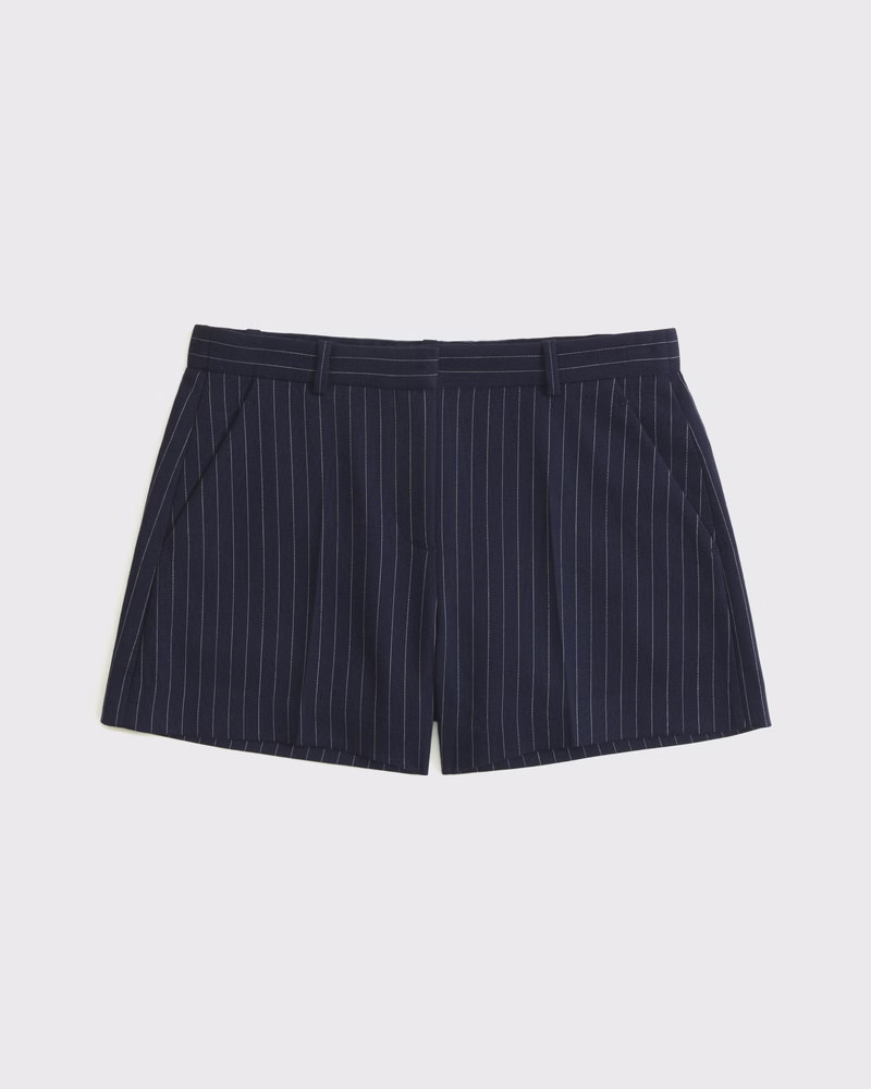 Women's Mid Rise Tailored Short | Women's Bottoms | Abercrombie.com | Abercrombie & Fitch (US)