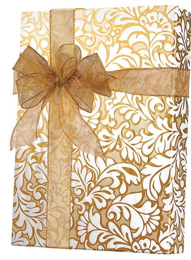 Damask Bloom Wedding Anniversary Gift Wrap Wrapping Paper 15ft Roll | Walmart (US)