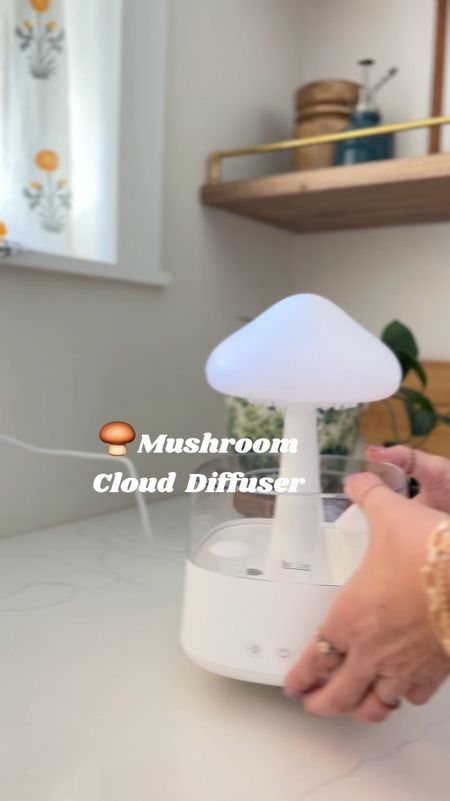 So cute!!! This mushroom cloud lamp nightlight is also a humidifier and diffuser in one 🍄‍🟫☁️

It gives off the most peaceful sound during the day or acts as white noise at night ☔️

#mushroomcloudlamp #cozyathome #diffuser #nightlight #tiktokshop #tiktokshopfinds #humidifier #asmr #tiktokgadgets #asrmsounds #gadgets #kitchenfinds #bedroomfinds

#LTKVideo #LTKfindsunder50 #LTKhome