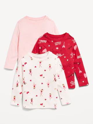 Long-Sleeve T-Shirt 3-Pack for Toddler Girls | Old Navy (US)