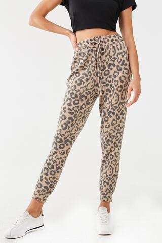 Leopard Print Joggers | Forever 21 (US)