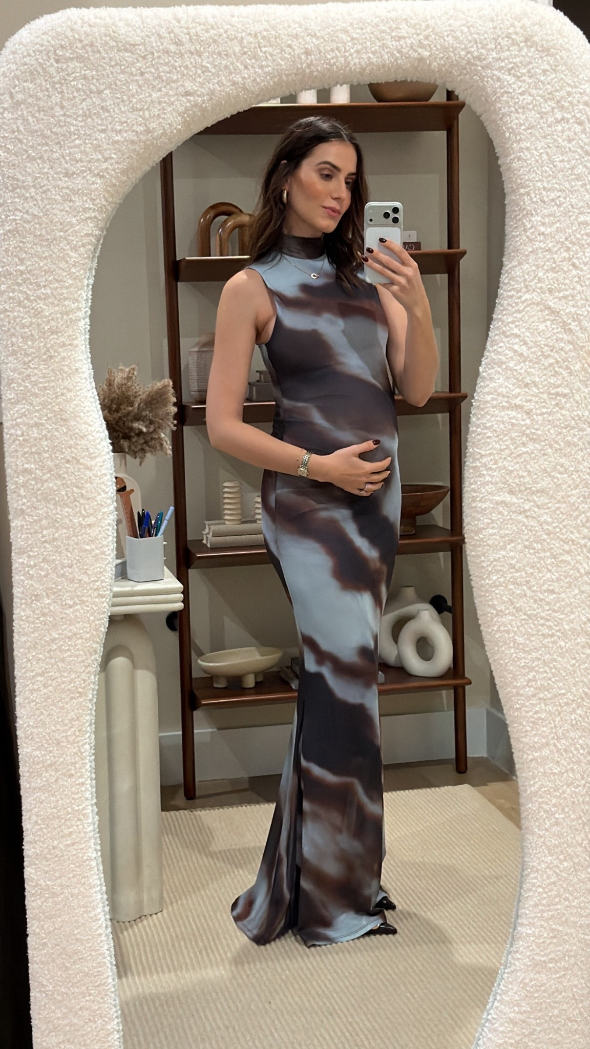 The most beautiful bump friendly mesh long dress 🥹 I wanna wear this everyday! 

@Saks Fifth Avenue 

#LTKBump #LTKWedding #LTKmomlife
