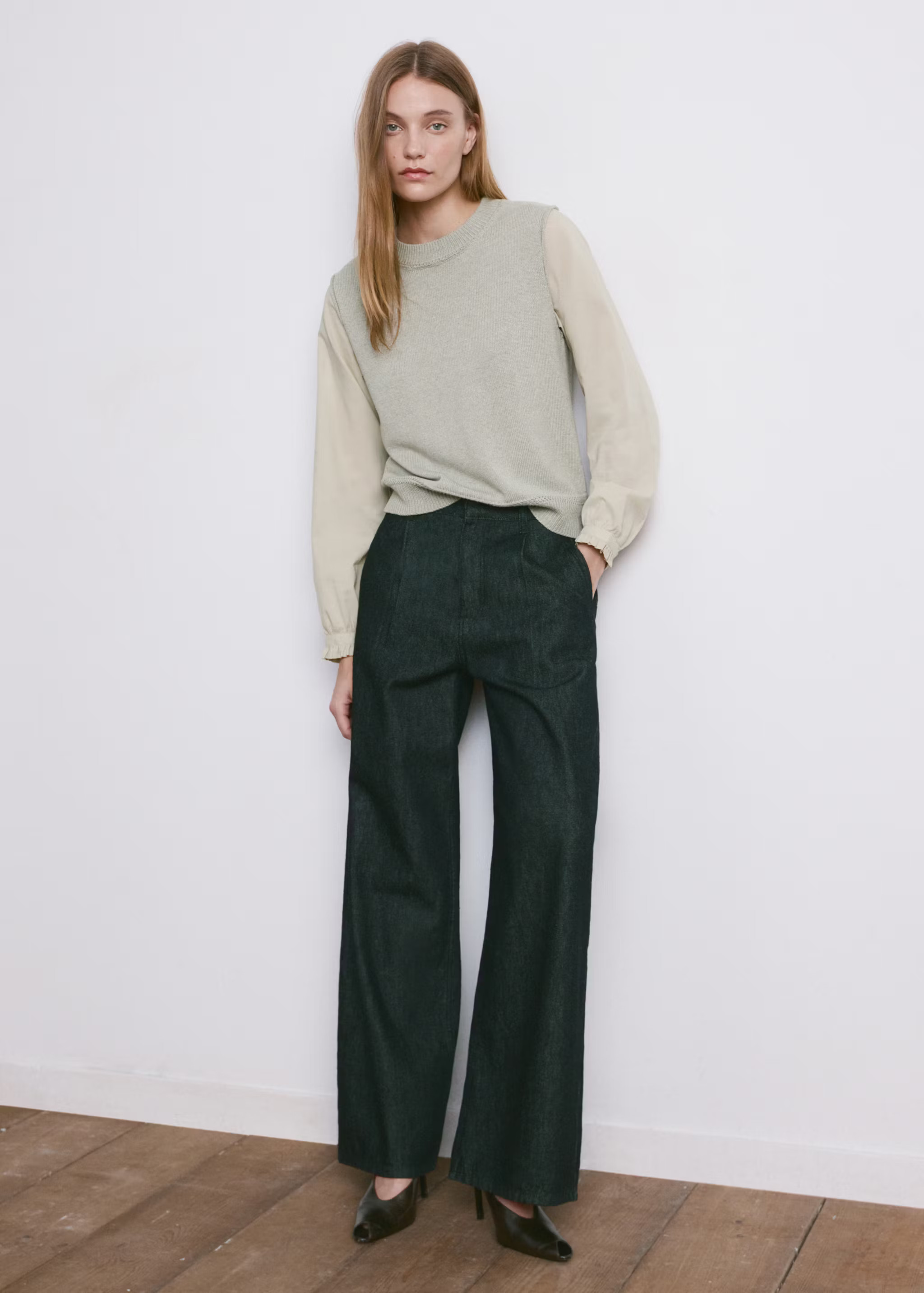Combined knitted sweater | Mango (US/MX/AU)