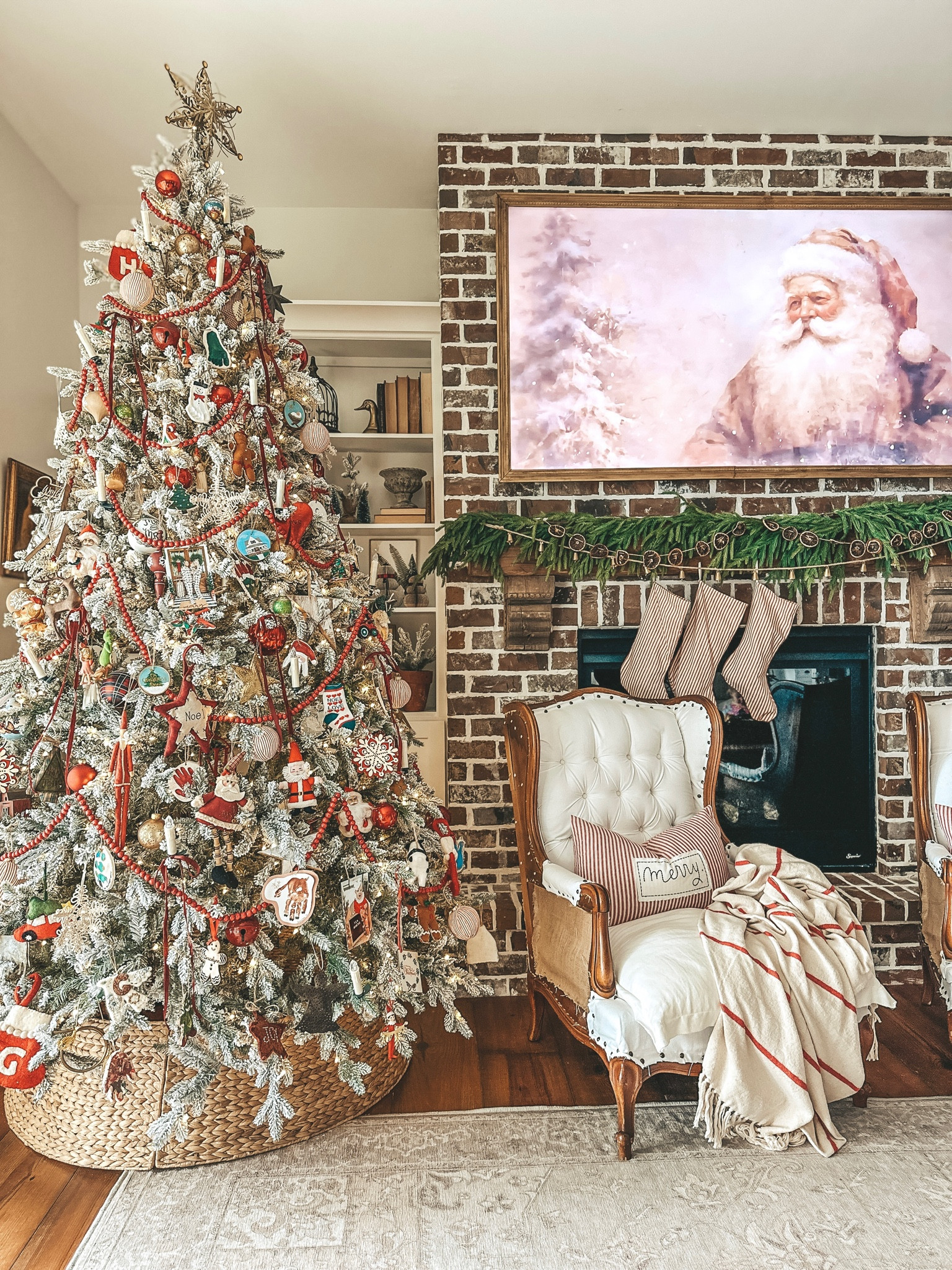 Vintage Farmhouse Christmas living room

#LTKSeasonal #LTKHoliday #LTKhome