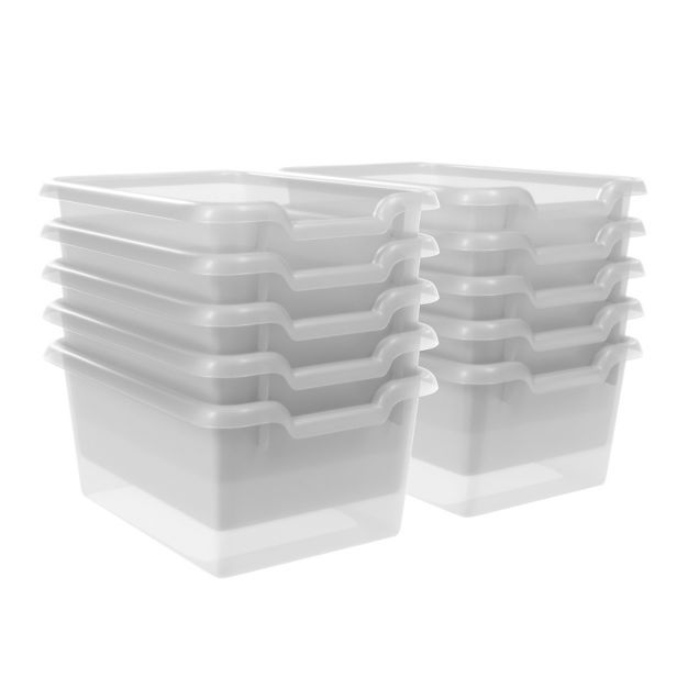 ECR4Kids Storage Bins with Scoop Front Handles - Cubby Compatible - 10-Pack | Target
