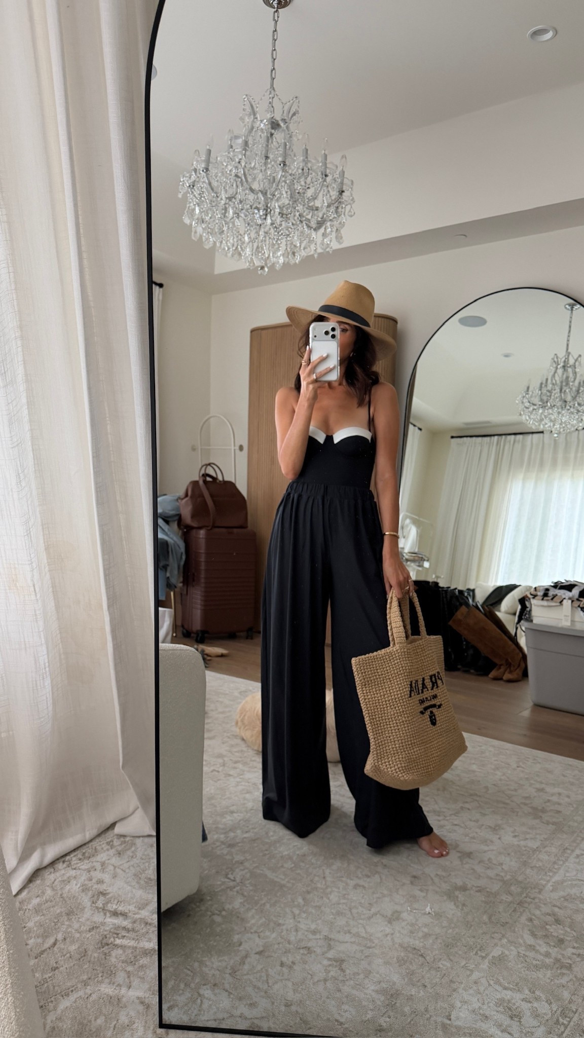 New swimsuit I just picked up. I also own these pants in a bright orange but had to get them in black as well 🙌🏼 I’m just shy of 5-7” wearing the size XS pants #stylinbyaylin #aylin #vacation #swim

#LTKTravel #LTKSeasonal #LTKootd