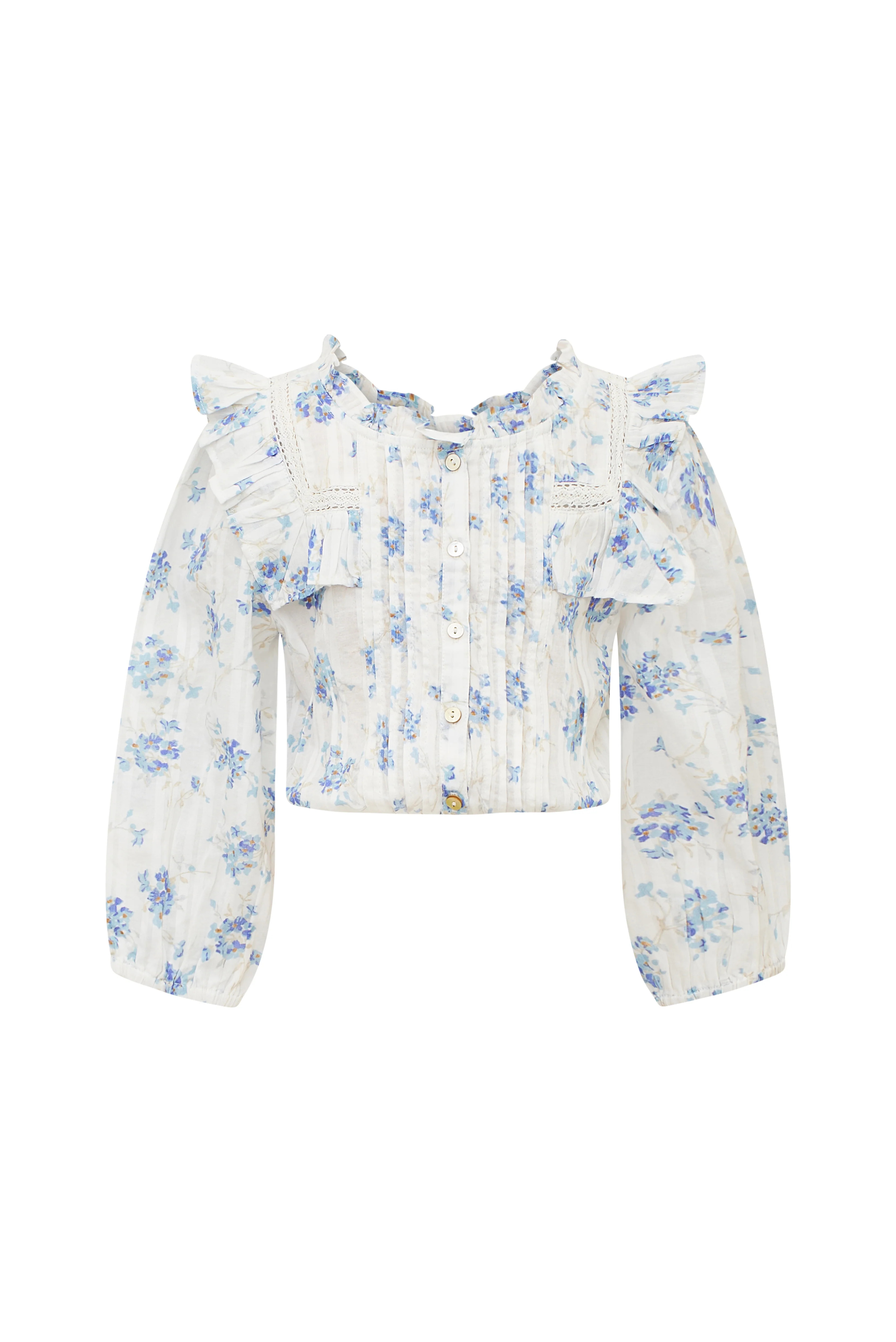 Girls Oda Ruffle Top | LoveShackFancy