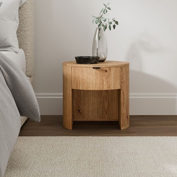 Modern Round Nightstand (19") | West Elm (US)