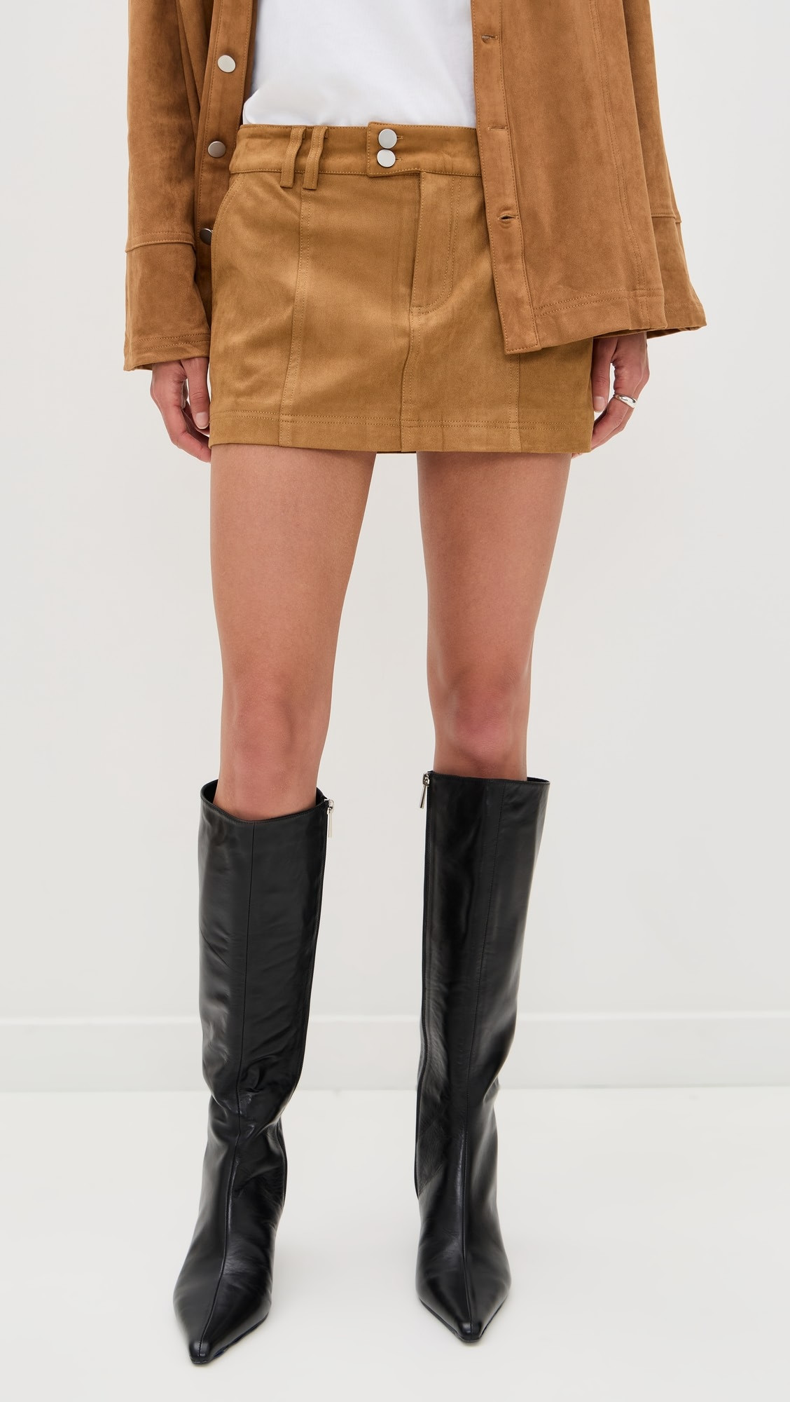 Monah Faux Suede Mini Skirt | Shopbop