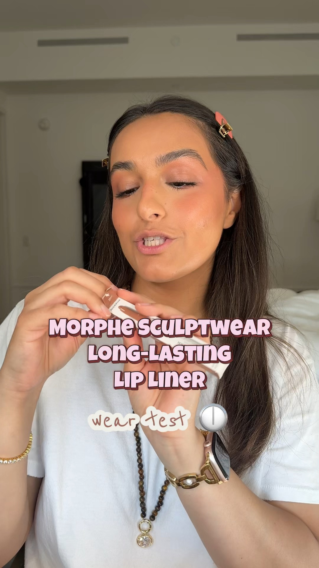 New morphe long lasting lip liner is so great! I got shade teddy bare!