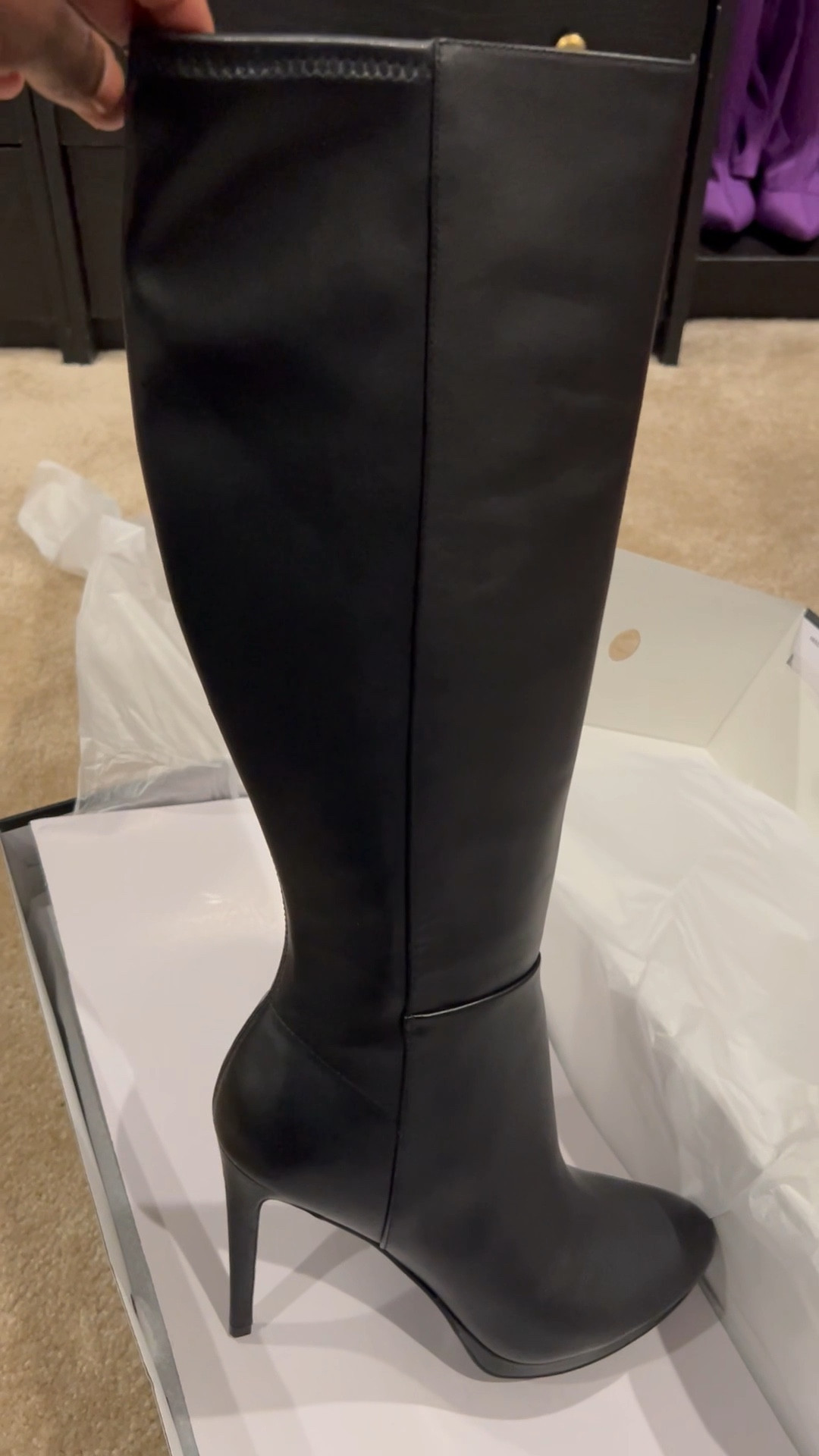 Nine west quizme store wide calf boots