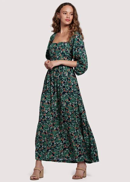 Goodnight Garden Maxi Dress, Navy Floral | The Avenue