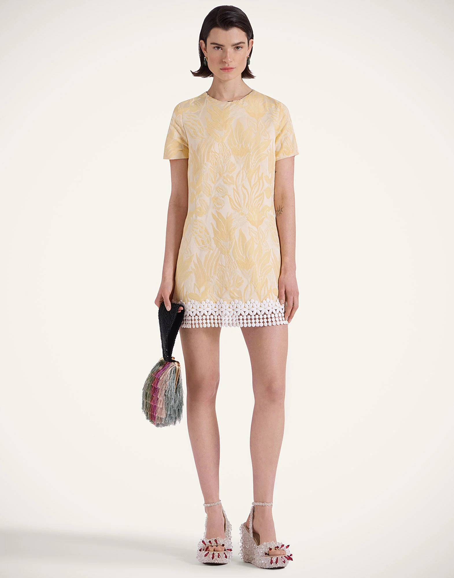 Mini Swing Dress in Iris Yellow for Women | La DoubleJ | La DoubleJ