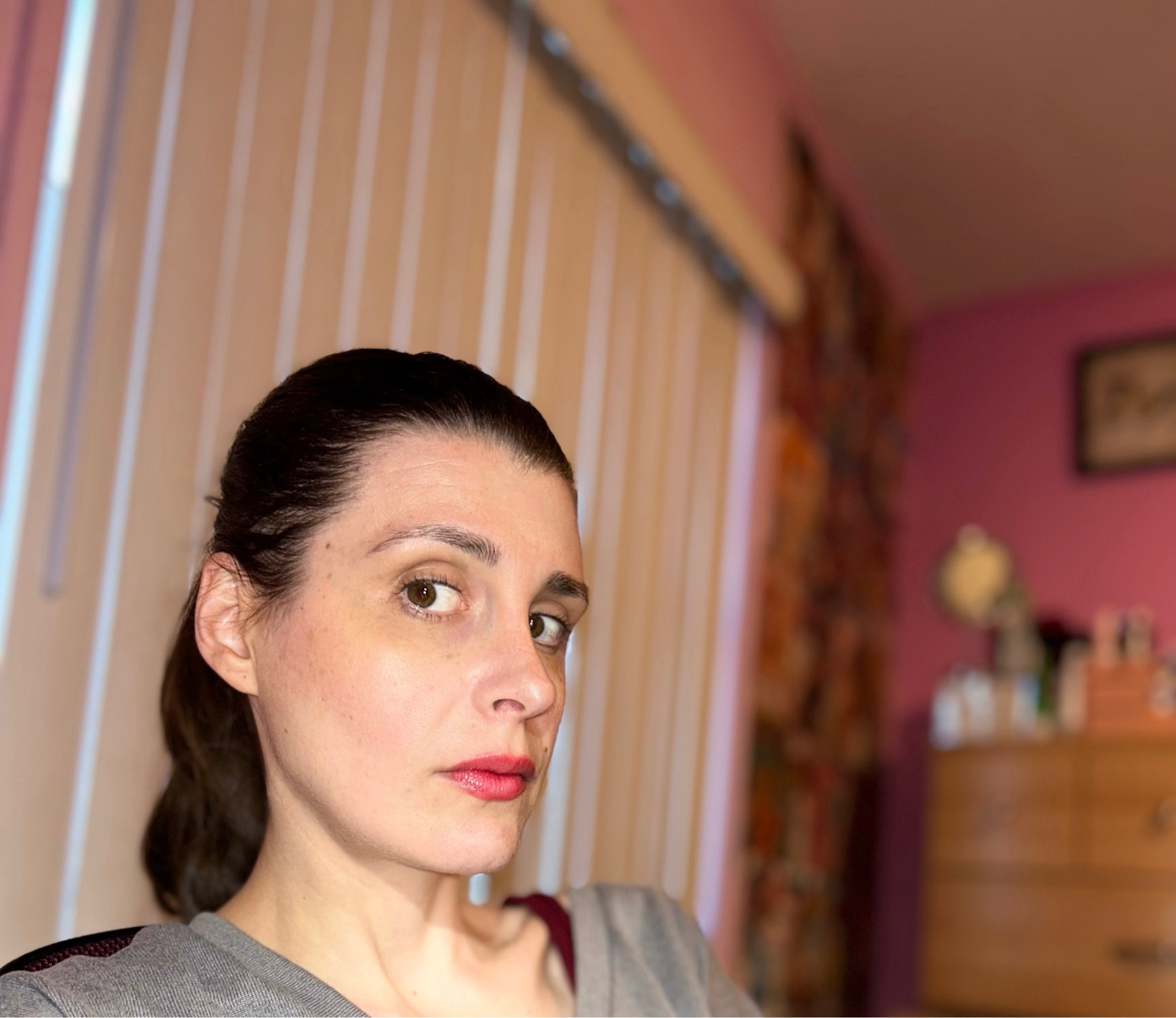 No makeup, lip stain, lip oil, rose water 

#LTKbeauty