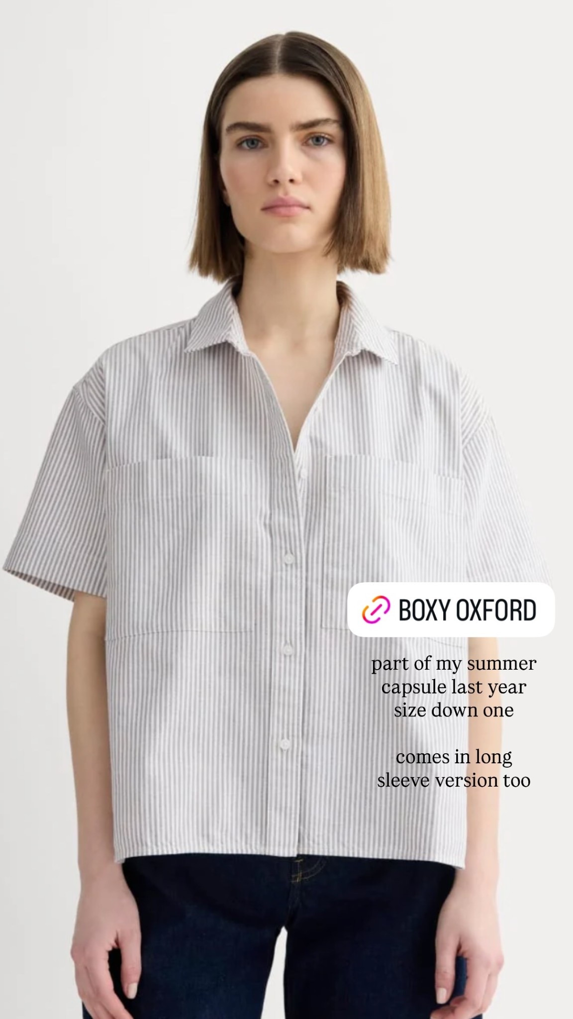 Everlane Sale: shirt runs big, size down one 

#LTKOver40 #LTKSaleAlert