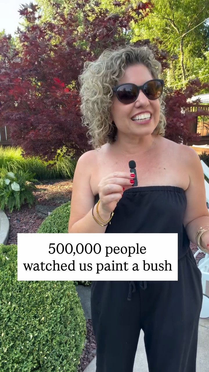 We don’t always make the conventional choice, but we always make the choice that fits our vision.

LTK has the exact spray paint we used.

Comment RENEW and I’ll send you the link.

#amandaandcodesign #jjyapchallenge #backyarddesign