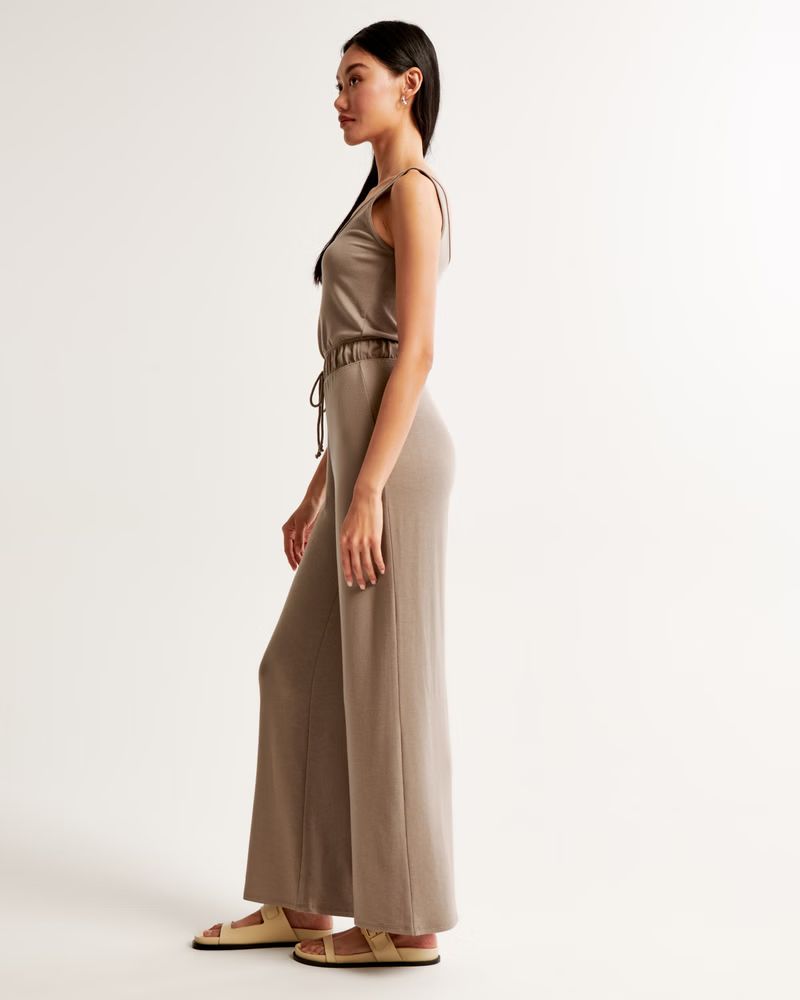 Lounge Scoopneck Jumpsuit | Abercrombie & Fitch (US)