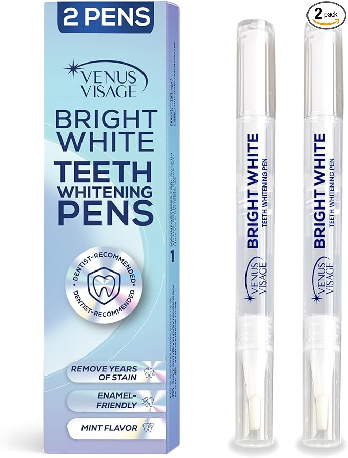 Venus Visage Award Winning Teeth Whitening Pen, 20+ Uses - Teeth whitening Kit Professionally for... | Amazon (US)