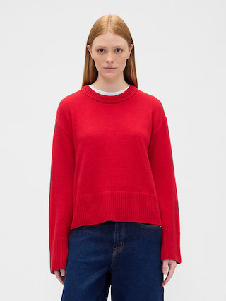 CashSoft Relaxed Crewneck Sweater | Gap Factory