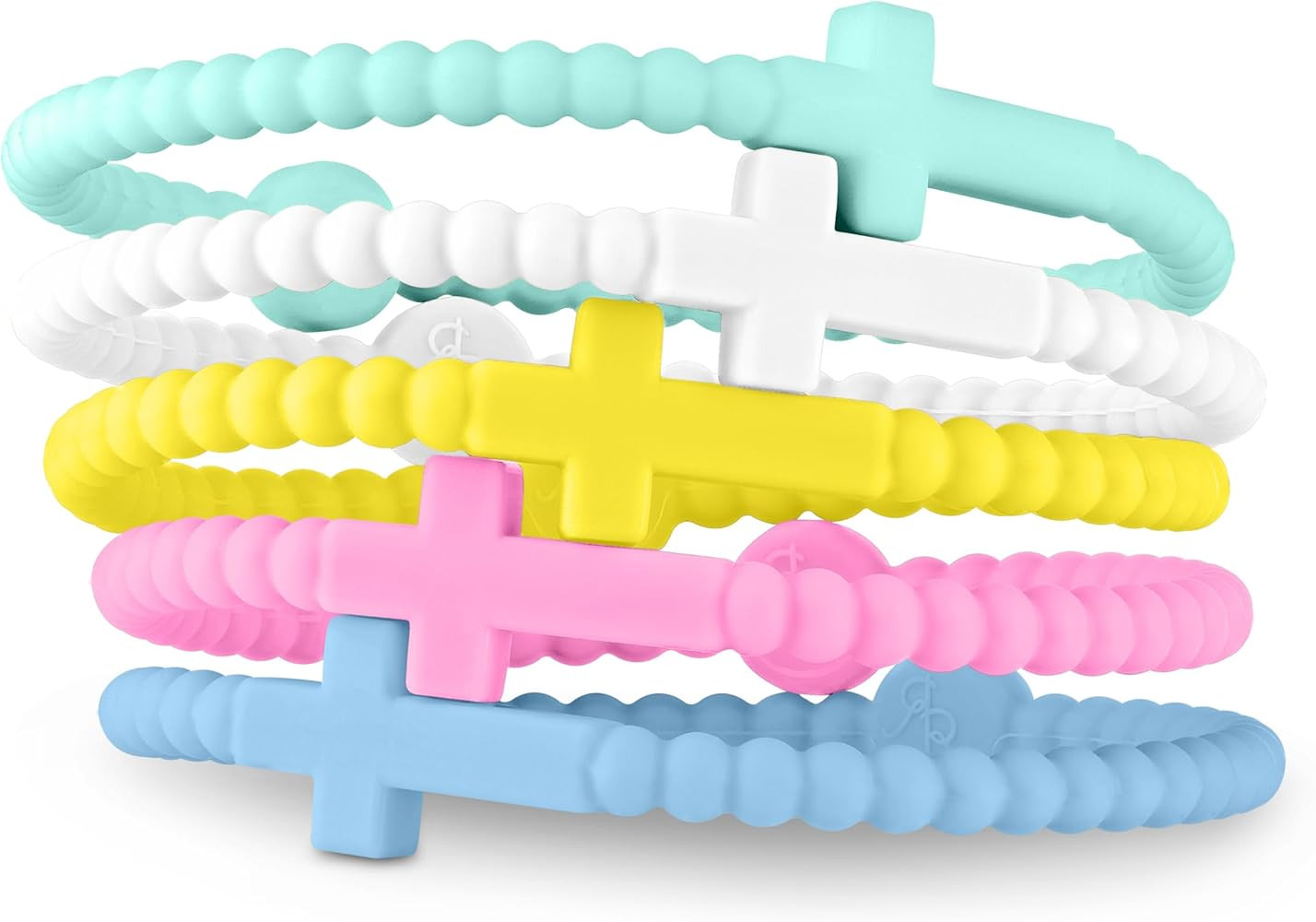 Ryan & Rose Jesus Bracelets - Cross Silicone Bracelet | Amazon (US)
