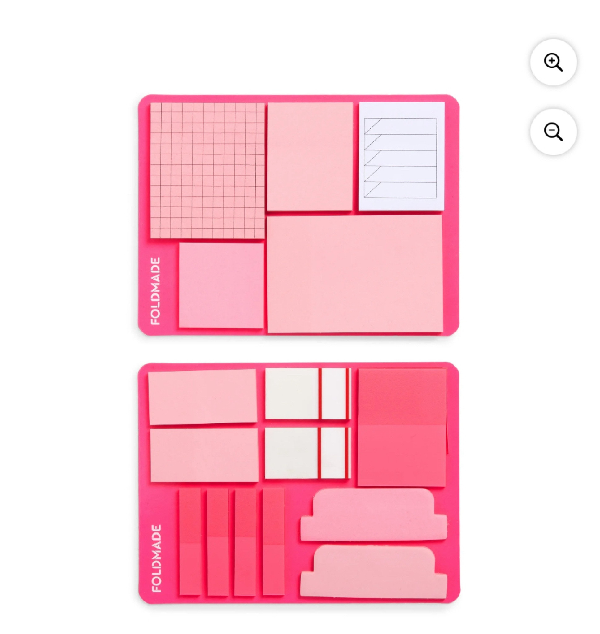 Flag Tab Note Pad Set, Neon Pink