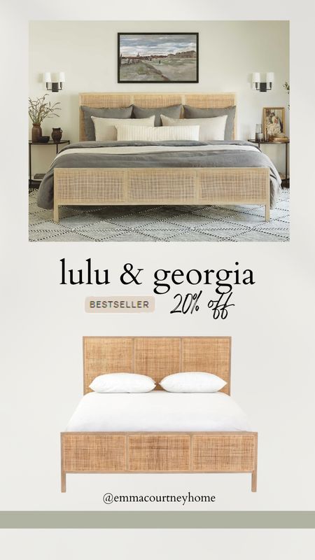 Lulu and Georgia bed frame on sale 

#LTKFind #LTKhome #LTKsalealert