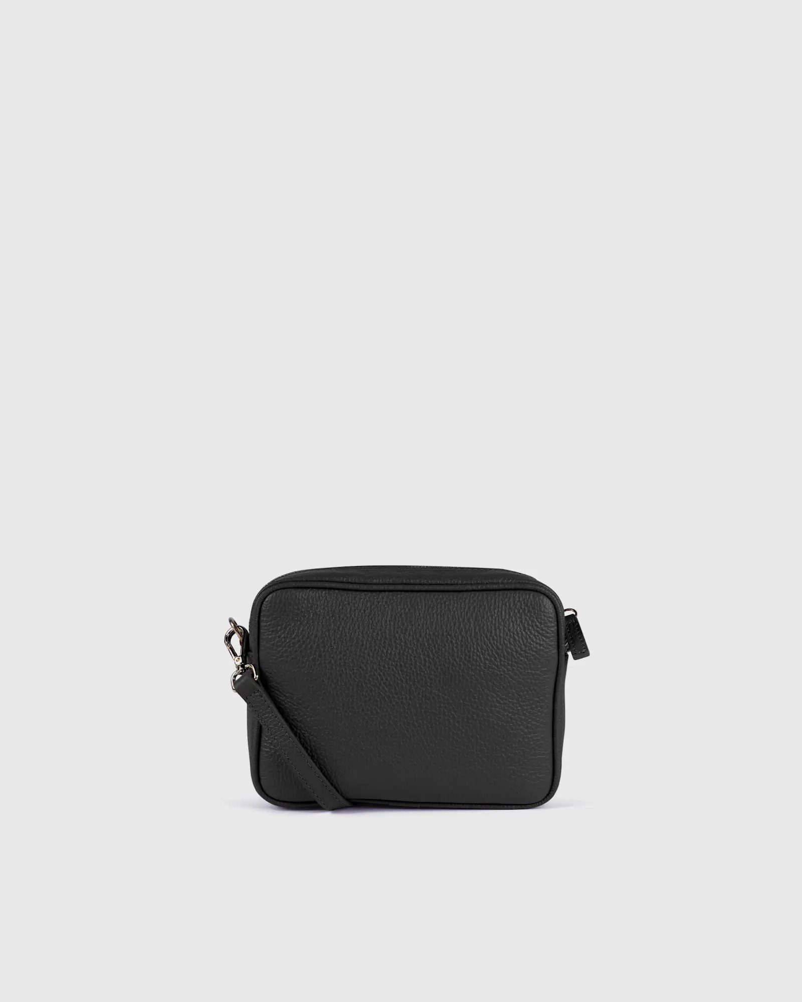 Italian Leather Crossbody Bag in Black | Quince