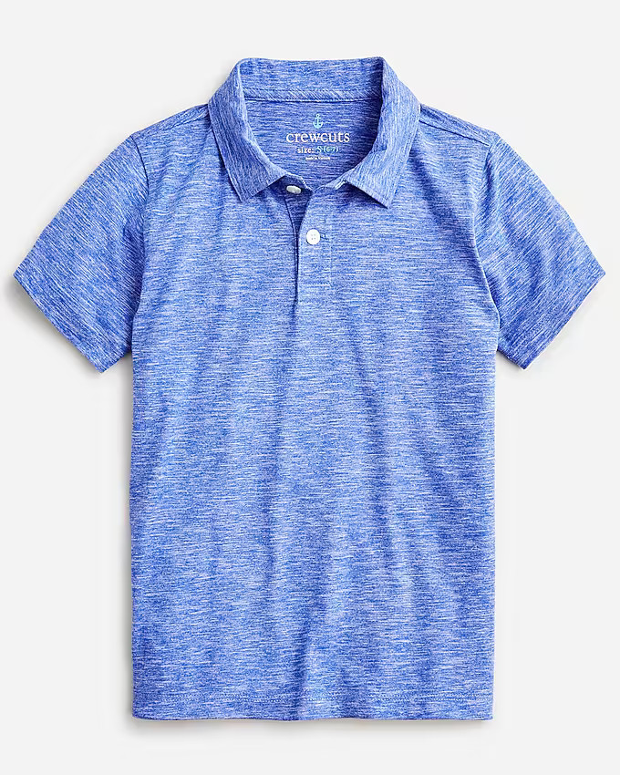Boys' short-sleeve active polo shirt | J. Crew US